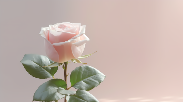 浪漫粉色玫瑰花摄影图版权图片下载