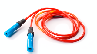 跳绳运动美明亮HDR摄影图