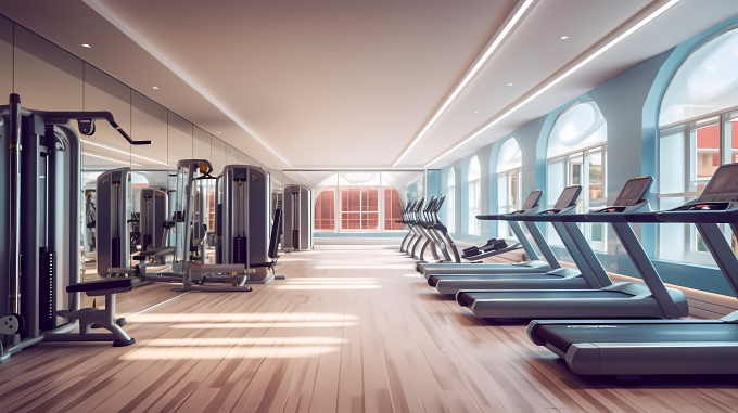 私教健身房高清图