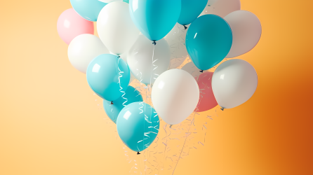 儿童节缤纷气球摄影图