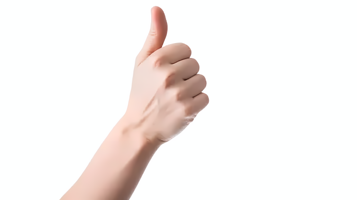 大拇指比赞美手势的摄影版权图片下载