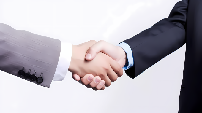 商务合作握手摄影图