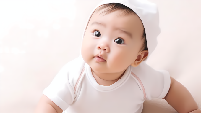 可爱亚洲宝宝摄影图