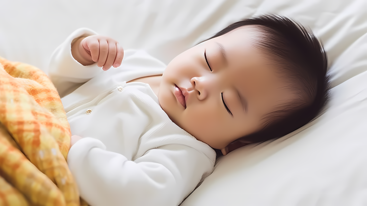 婴儿沉睡中摄影版权图片下载