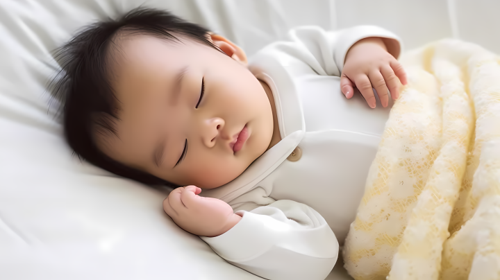 宝宝睡眠摄影图版权图片下载