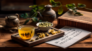 自然之美茶风景摄影图