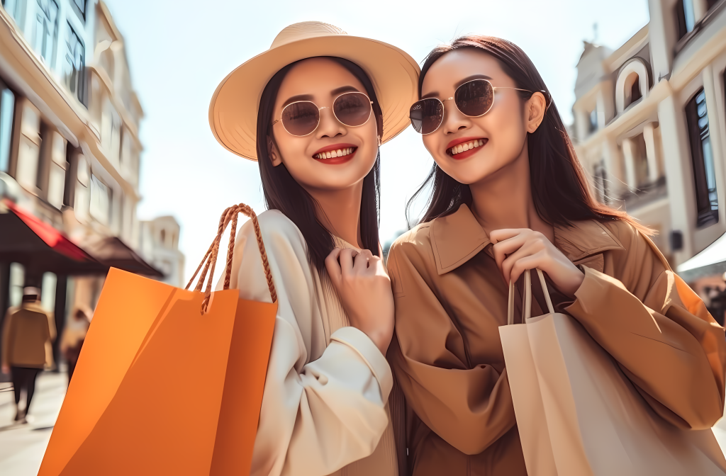 时尚购物广场时尚购物达人摄影图版权图片下载