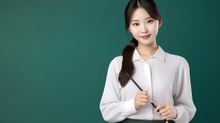 职业女性女教师形象图