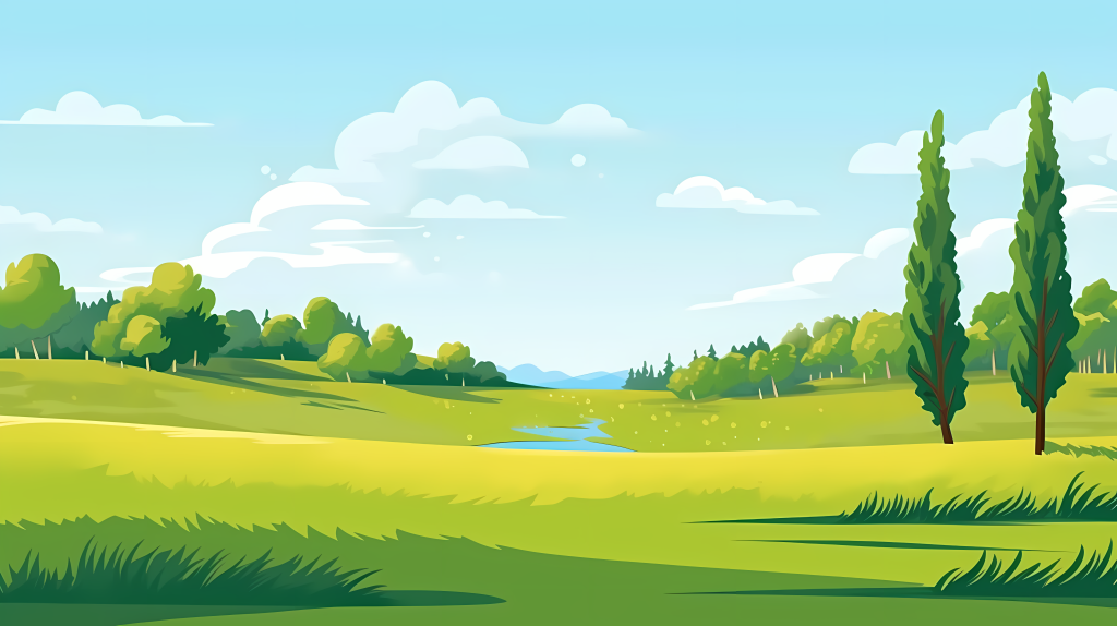 美丽乡村风光摄影图