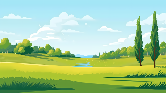 美丽乡村风光摄影图