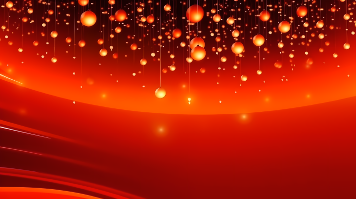 橙红色无重力场景XmasPunk摄影图版权图片下载