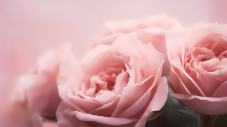 绚烂柔梦：粉色玫瑰花的32k uhd摄影图片