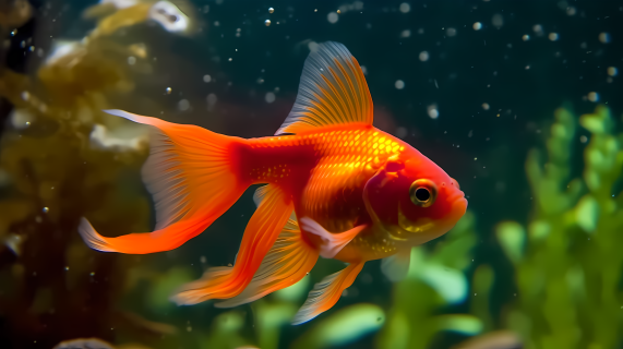 红色金鱼生态养殖