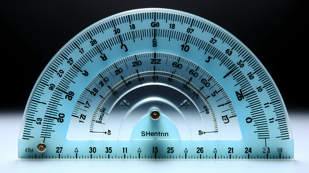 学习用具半圆尺摄影图片