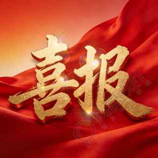 表彰喜报红色创意微信公众号次图