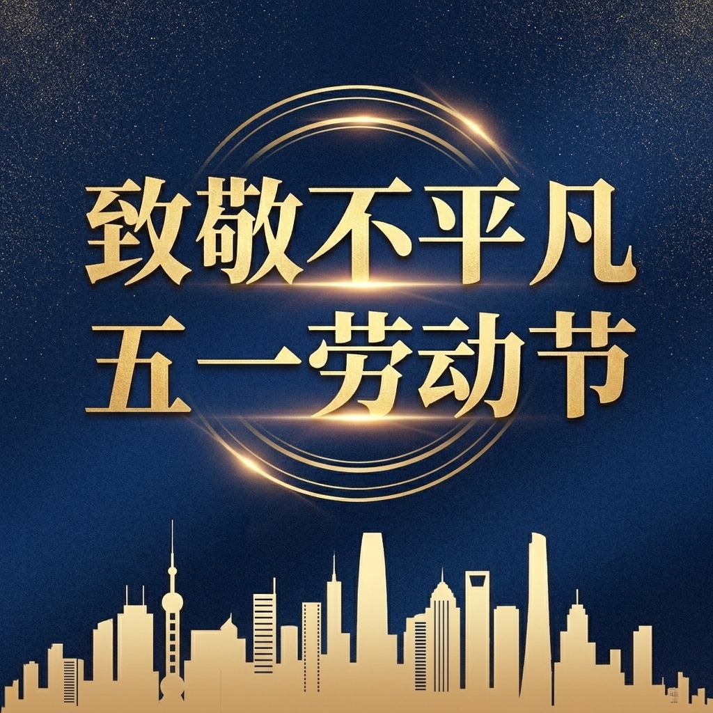 劳动节蓝色通用微信公众号次图