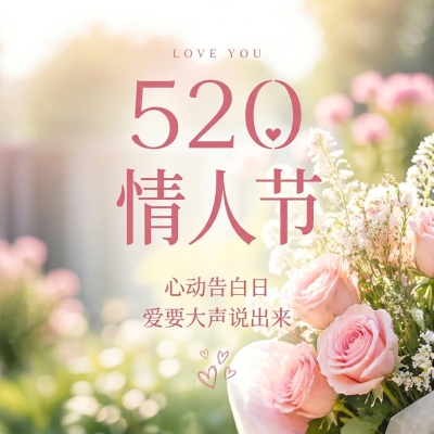520情人节实景宣传微信公众号次图