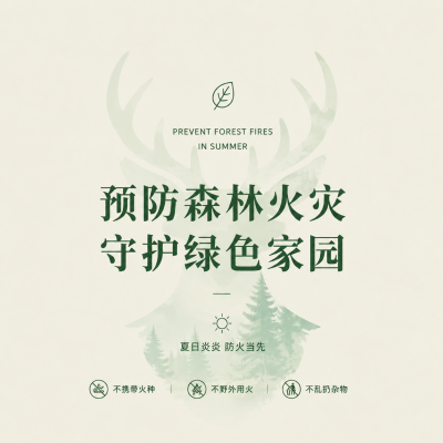 夏日预防森林火灾微信公众号次图