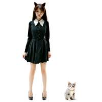 猫耳女孩PNG素材