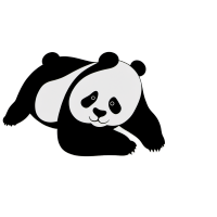 熊猫插图素材