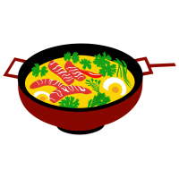 火锅插图素材图片