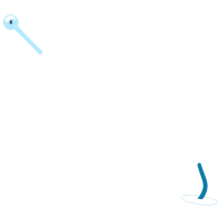 蓝色插图生成PNG素材