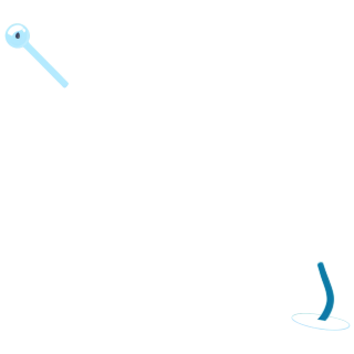 蓝色插图生成PNG素材