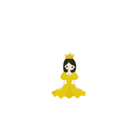 公主插画素材