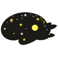 夜晚插画素材收集