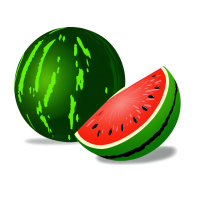 西瓜插画PNG素材