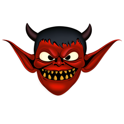 恶魔插画素材