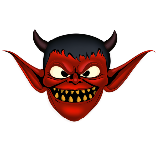 恶魔插画素材