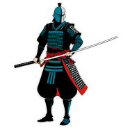 武士插画素材图片