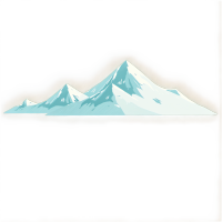 雪山插图素材下载