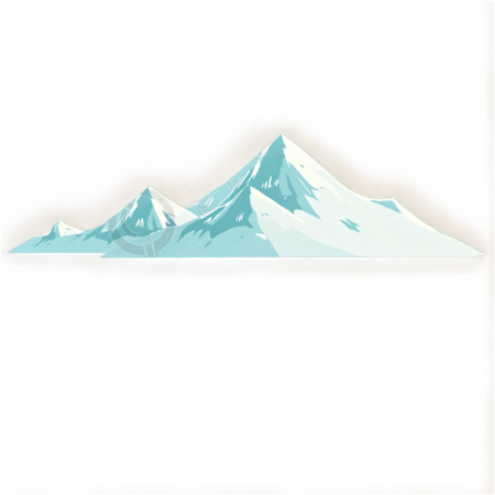 雪山插图素材下载