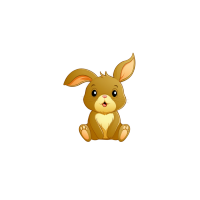 可爱兔子插画素材