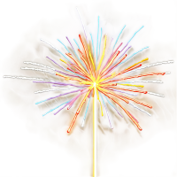 烟花插画素材