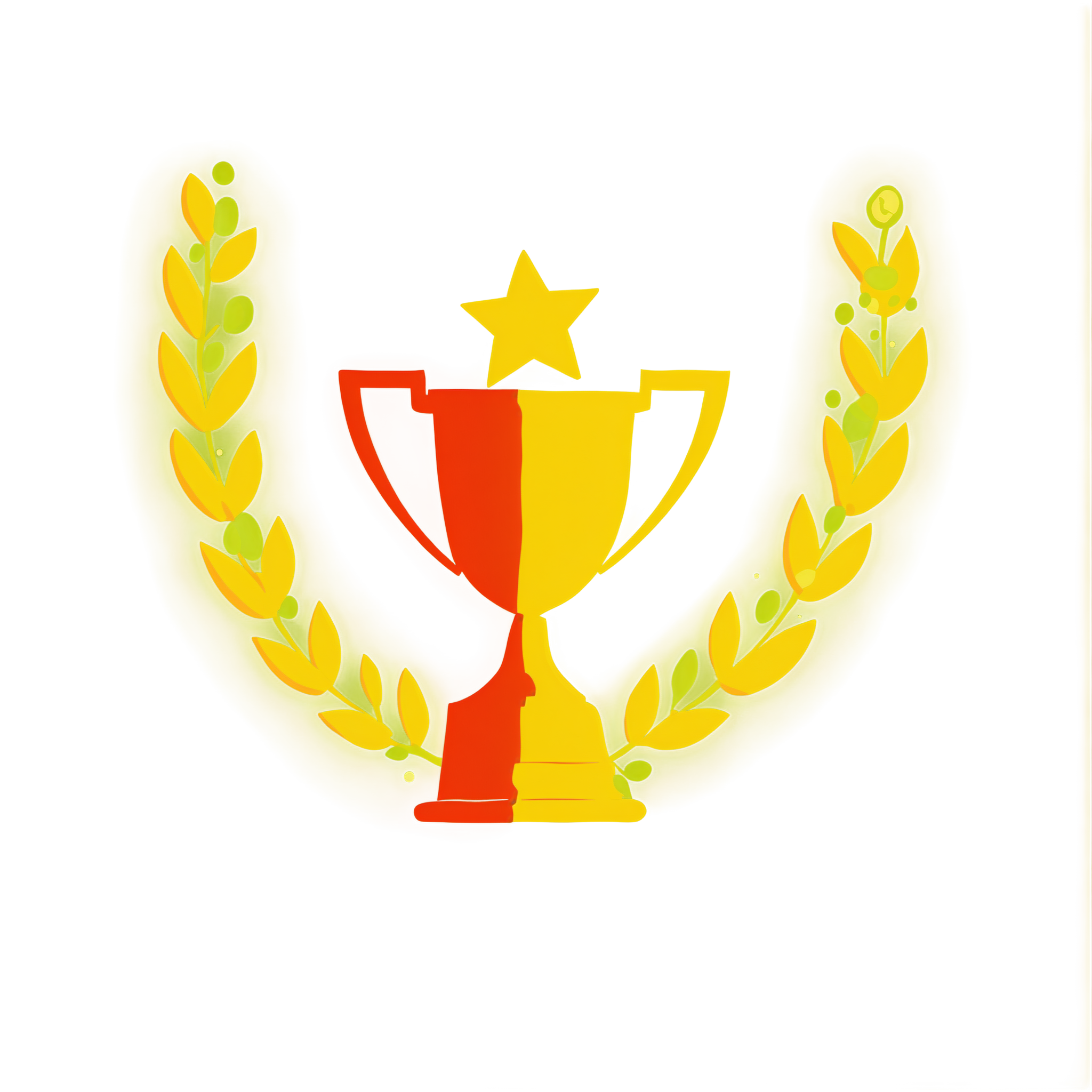 奖杯插画素材