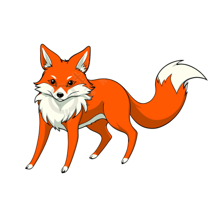 九尾狐插画素材