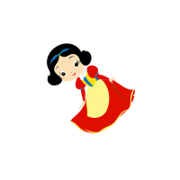 白雪公主插图素材