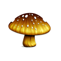 蘑菇插画设计素材