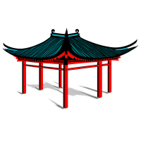 滕王阁插图素材