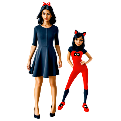 Alya and Marinette in Ladybug and Cat Noir Adventures
