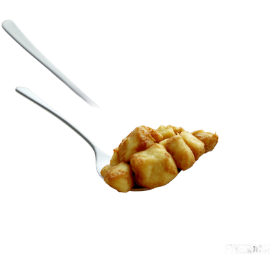 自由，白底太阳食物下的自由