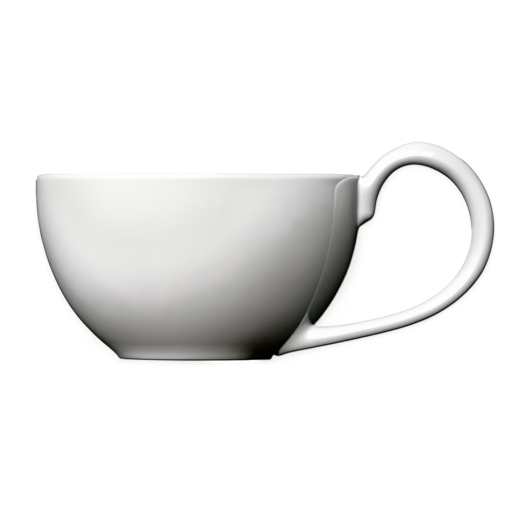 白色杯子侧面模板素材
