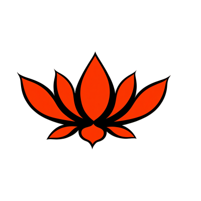 传统印度民间艺术莲花设计装饰的君主透明背景