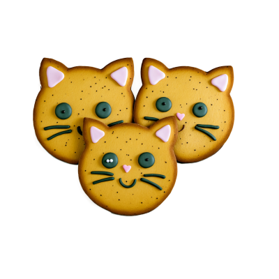 猫咪主题曲奇饼干素材