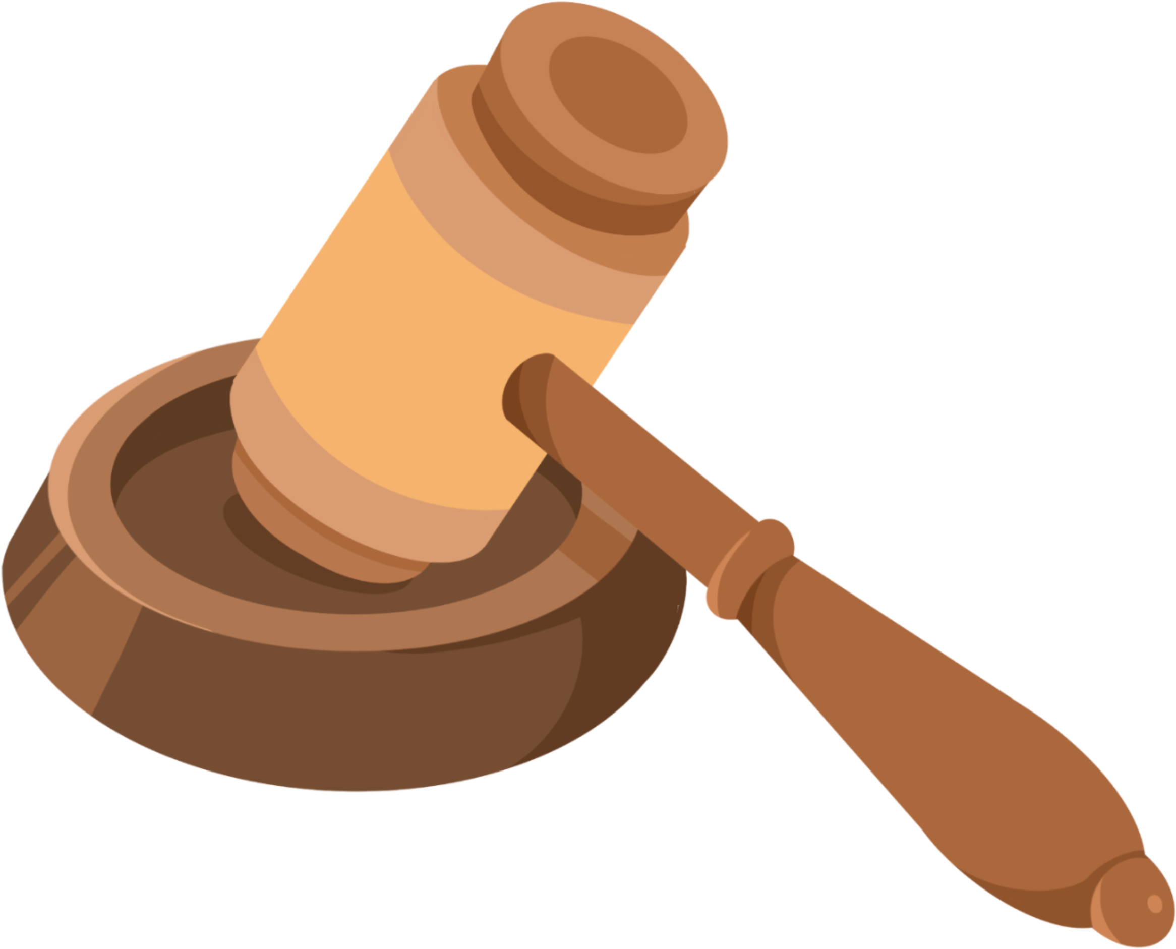 法槌图片手绘如何制作?