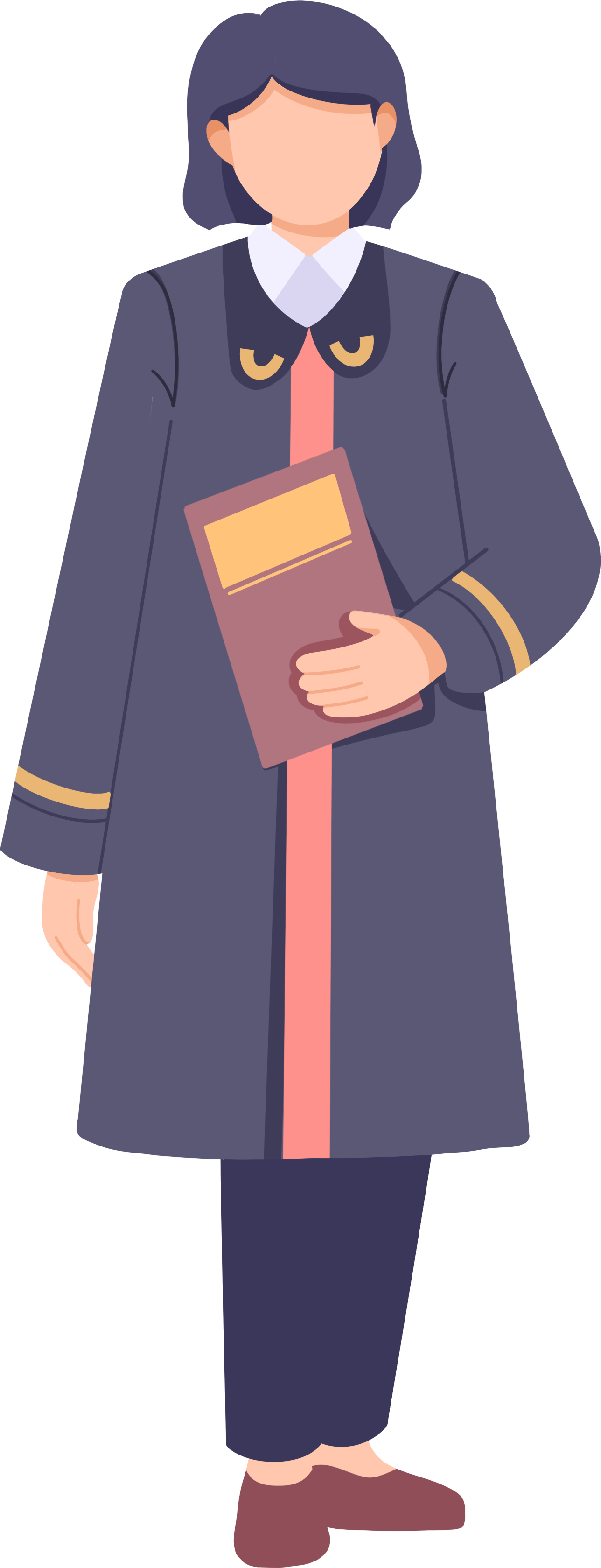 法官插画图片创作方法！快速制作技巧！