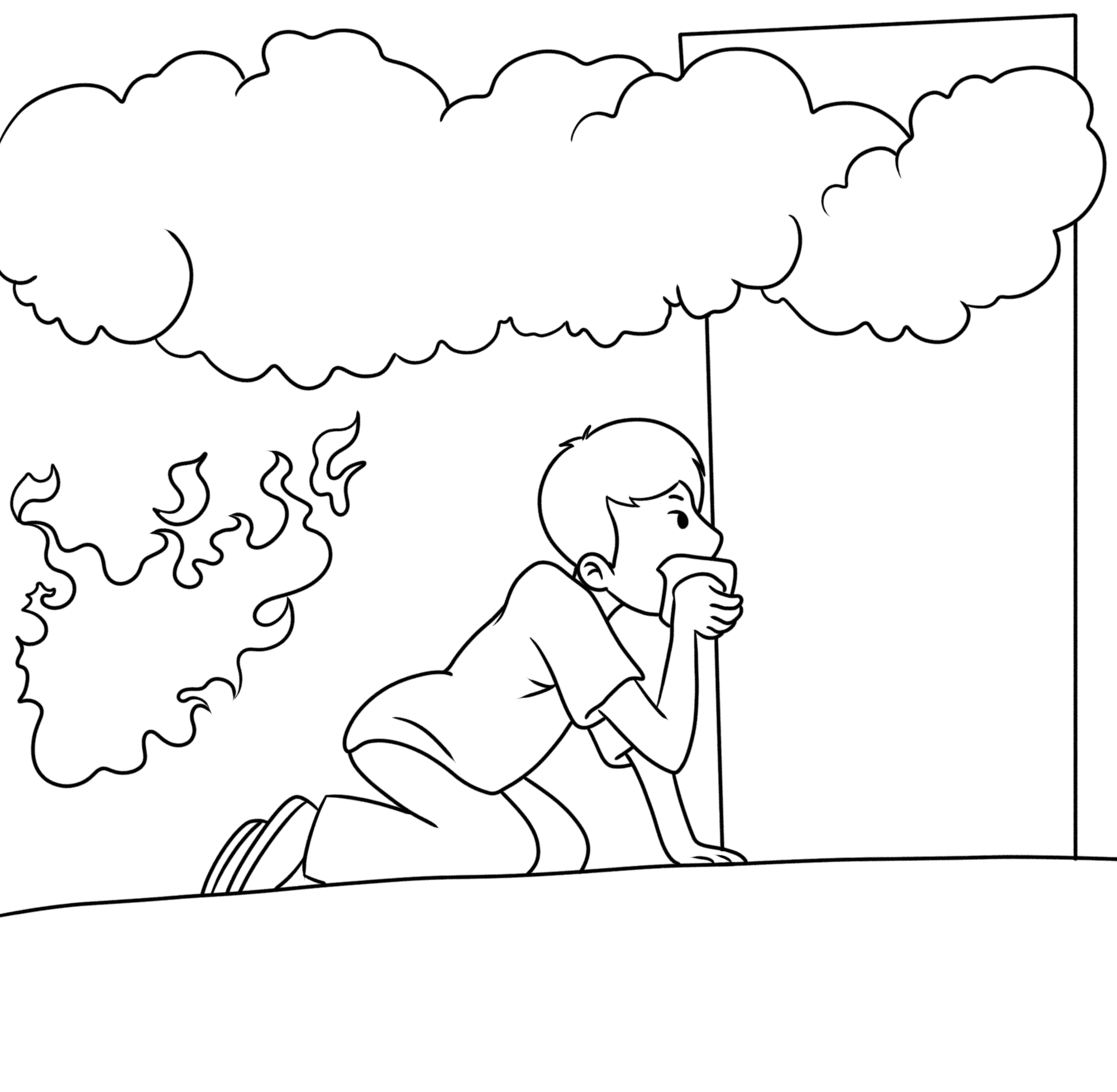 灾害逃生方法图片制作步骤！